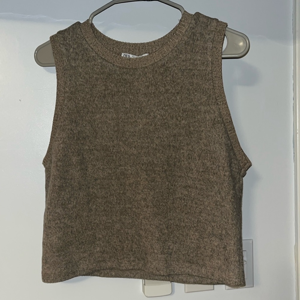 zara sweater vest